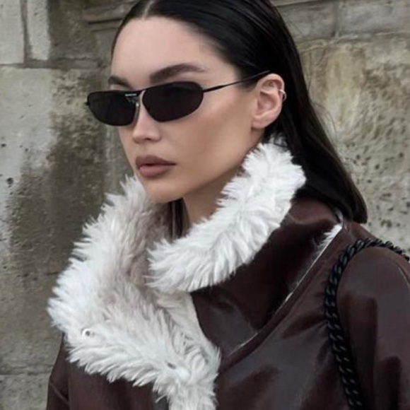 NEW BALENCIAGA BB0245S 003 GOLD BROWN UNISEX SUNGLASSES BB 0245S 003 - Picture 6 of 12